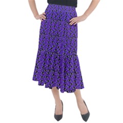 Friggin Bats  Midi Mermaid Skirt by NerdySparkleGoth