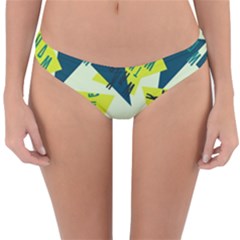 Abstract Pattern Geometric Backgrounds   Reversible Hipster Bikini Bottoms by Eskimos