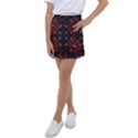Abstract pattern geometric backgrounds   Kids  Tennis Skirt View1