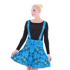 Abstract Pattern Geometric Backgrounds   Suspender Skater Skirt by Eskimos