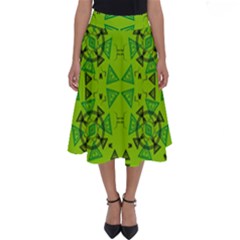 Abstract Pattern Geometric Backgrounds   Perfect Length Midi Skirt by Eskimos