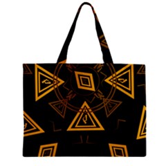 Abstract Pattern Geometric Backgrounds   Zipper Mini Tote Bag by Eskimos