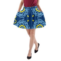 Abstract Pattern Geometric Backgrounds   A-line Pocket Skirt by Eskimos