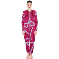Abstract Pattern Geometric Backgrounds   Onepiece Jumpsuit (ladies) by Eskimos