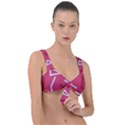 Abstract pattern geometric backgrounds   Front Tie Bikini Top View1