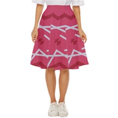 Abstract Pattern Geometric Backgrounds   Classic Short Skirt by Eskimos