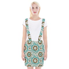 Abstract Pattern Geometric Backgrounds   Braces Suspender Skirt by Eskimos