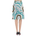 Abstract pattern geometric backgrounds   Flared Midi Skirt View2