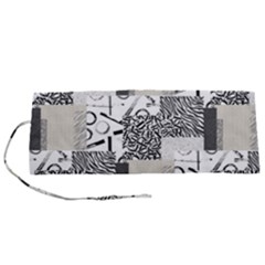 Abstract Pattern Roll Up Canvas Pencil Holder (s) by Sparkle