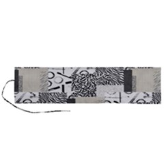 Abstract Pattern Roll Up Canvas Pencil Holder (l) by Sparkle