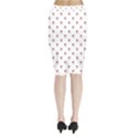 Weird Fantasy Bird Drawing Motif Pattern Midi Wrap Pencil Skirt View2