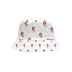 Weird Fantasy Bird Drawing Motif Pattern Inside Out Bucket Hat (kids) by dflcprintsclothing