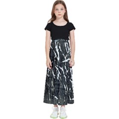 Abstract Light Games 3 Kids  Flared Maxi Skirt by DimitriosArt