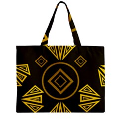 Abstract Pattern Geometric Backgrounds   Zipper Mini Tote Bag by Eskimos