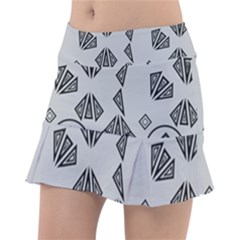 Abstract Pattern Geometric Backgrounds   Classic Tennis Skirt by Eskimos