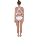 Abstract pattern geometric backgrounds   Cross Back Hipster Bikini Top  View2