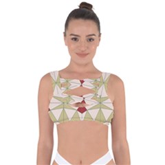 Abstract Pattern Geometric Backgrounds   Bandaged Up Bikini Top by Eskimos