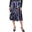 Abstract light games 5 Classic Velour Midi Skirt  View1