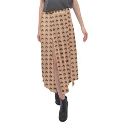Olimedbege Velour Split Maxi Skirt by violetheavensky