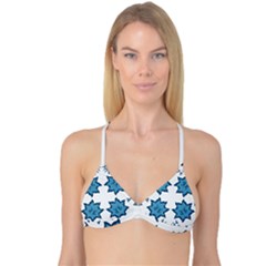 Abstract Pattern Geometric Backgrounds   Reversible Tri Bikini Top by Eskimos