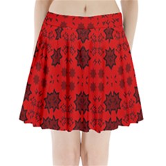 Abstract Pattern Geometric Backgrounds   Pleated Mini Skirt by Eskimos