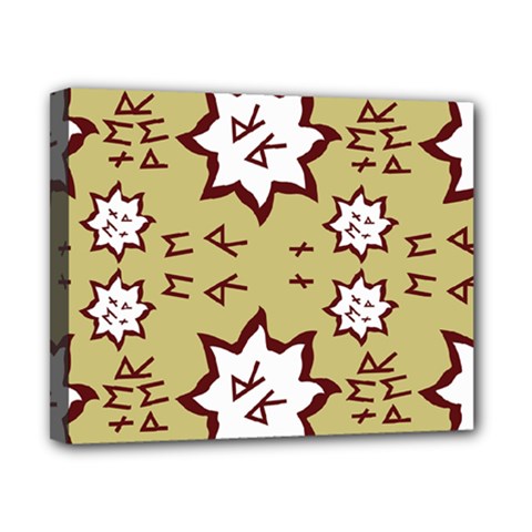 Abstract Pattern Geometric Backgrounds   Canvas 10  X 8  (stretched) by Eskimos