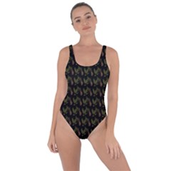 Fern Pattern 2 Black Bring Sexy Back Swimsuit by violetheavensky
