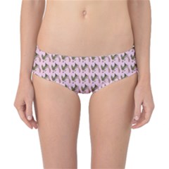Fern Pattern 2 Pink Classic Bikini Bottoms by violetheavensky