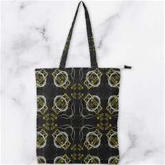 Abstract Pattern Geometric Backgrounds   Double Zip Up Tote Bag by Eskimos