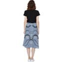 Abstract pattern geometric backgrounds   Frill Hi Low Chiffon Skirt View2