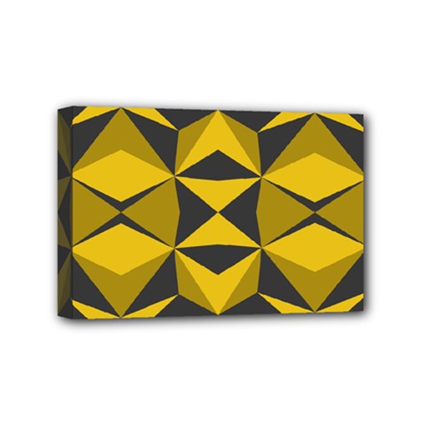Abstract Pattern Geometric Backgrounds   Mini Canvas 6  X 4  (stretched) by Eskimos