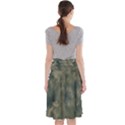 Algae Texture Patttern Midi Beach Skirt View2