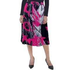 Shaman Number Two Classic Velour Midi Skirt  by MRNStudios
