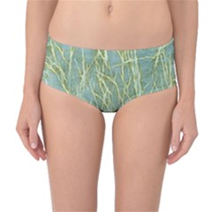 Abstract Light Games 8 Mid-waist Bikini Bottoms by DimitriosArt