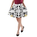 Folk flowers print Floral pattern Ethnic art A-Line Pocket Skirt View1