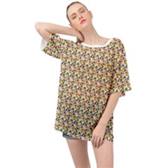 Fun Oversized Chiffon Top by Sparkle