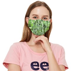 Green Desire Fitted Cloth Face Mask (adult) by DimitriosArt