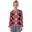 Abstract pattern geometric backgrounds   Kids  Frill Detail Tee View1