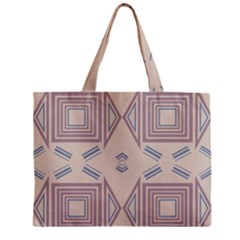 Abstract Pattern Geometric Backgrounds   Zipper Mini Tote Bag by Eskimos