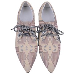 Abstract Pattern Geometric Backgrounds   Pointed Oxford Shoes by Eskimos