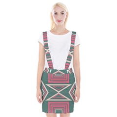 Abstract Pattern Geometric Backgrounds   Braces Suspender Skirt by Eskimos