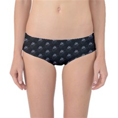 Animal Eyes Close Up Motif Pattern Classic Bikini Bottoms by dflcprintsclothing
