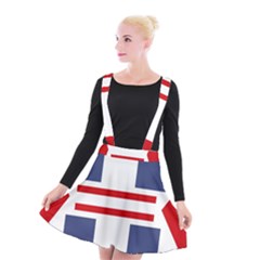 Abstract Pattern Geometric Backgrounds   Suspender Skater Skirt by Eskimos