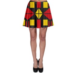 Abstract Pattern Geometric Backgrounds   Skater Skirt by Eskimos