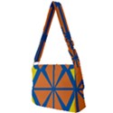 Abstract pattern geometric backgrounds   Full Print Messenger Bag (L) View2