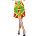 Abstract pattern geometric backgrounds   A-Line Skirt View1