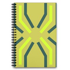 Abstract Pattern Geometric Backgrounds   5 5  X 8 5  Notebook by Eskimos