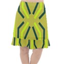 Abstract pattern geometric backgrounds   Fishtail Chiffon Skirt View1