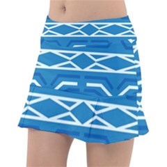 Abstract Pattern Geometric Backgrounds   Classic Tennis Skirt by Eskimos