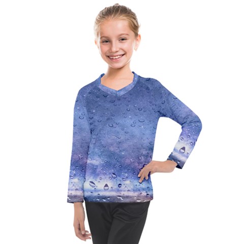 Gouttes D eau Galaxy Kids  Long Mesh Tee by kcreatif